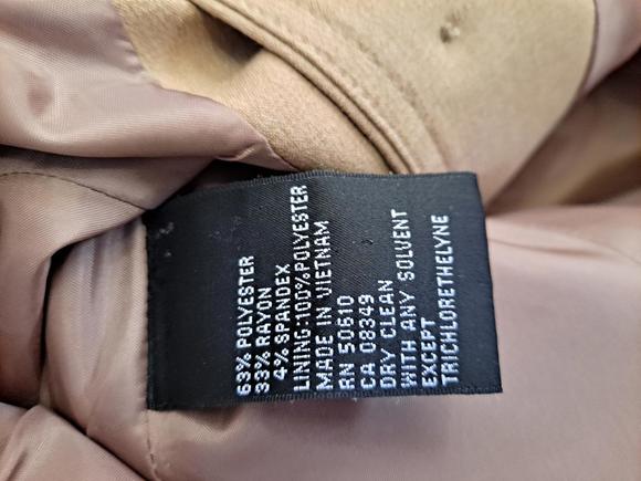 Kasper Tan Fitted Full Button Blazer‎ Size 8 - Picture 5 of 6